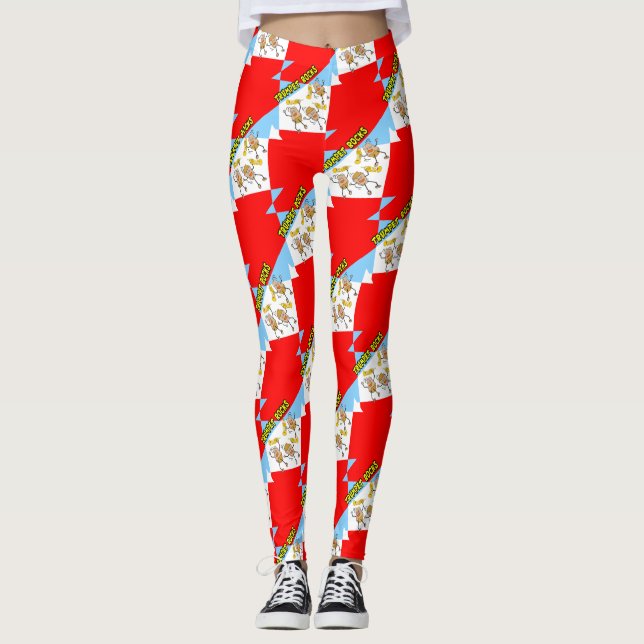 Trumpet Sten Leggings (Framsida)