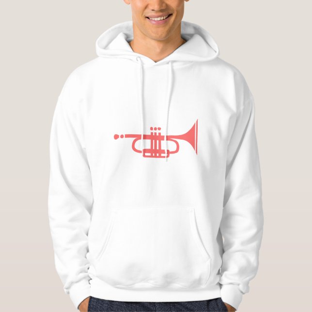 Trumpet Sweatshirt Med Luva (Framsida)
