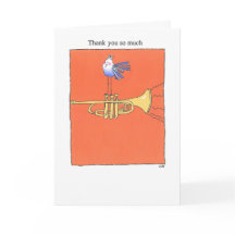 "Trumpet" - tackkort