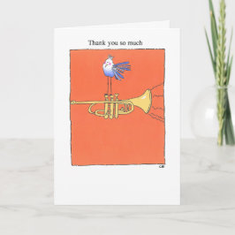 "Trumpet" - tackkort