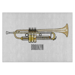 Trumpet tecknad illustration