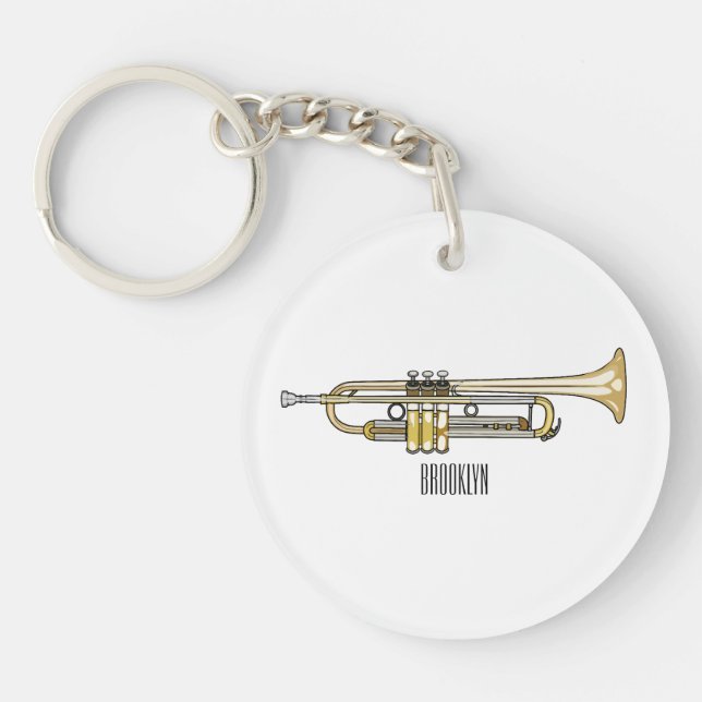 Trumpet tecknad illustration (Framsidan)