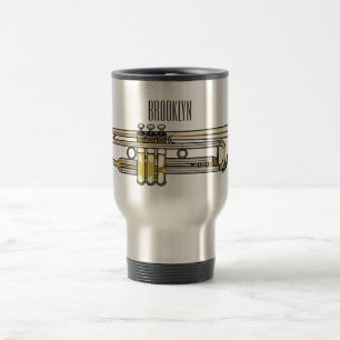 Trumpet tecknad illustration resemugg
