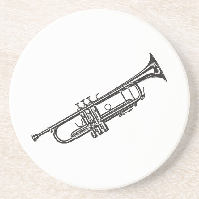 Trumpet "teckning ", underlägg (Framsidan)