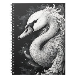 "Trumpet the Swan" Side Glance Spiral Notebook Anteckningsbok