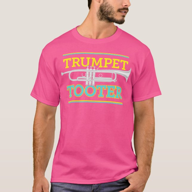 Trumpet Tooter A Funny Trumpet Joke for Trumpet Pl T Shirt (Framsida)