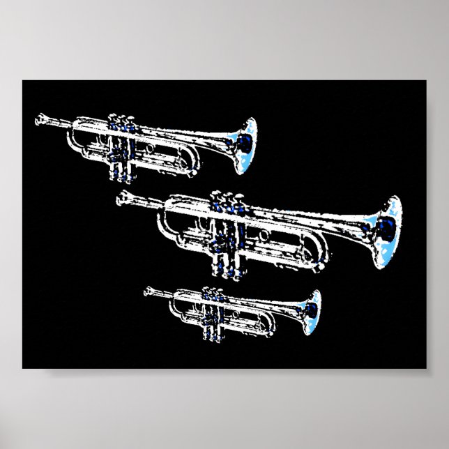 Trumpet Trio Poster (Framsidan)