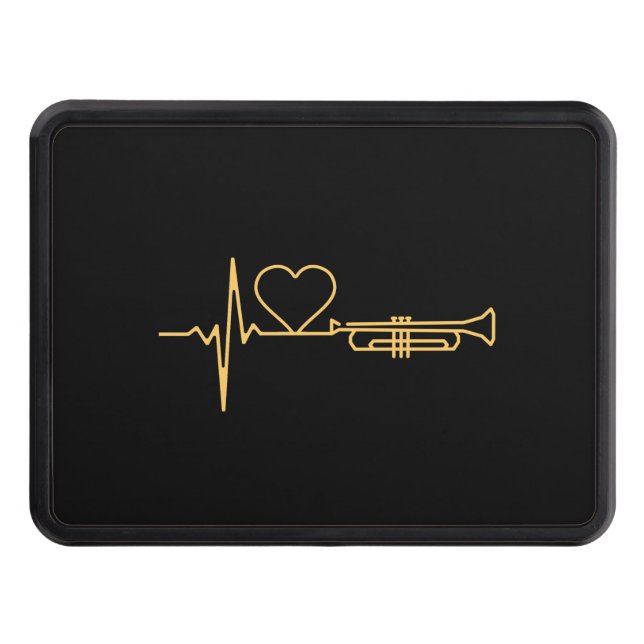 Trumpet - Trumpet Heartslag Gift Dragkroksskydd (Framsidan)