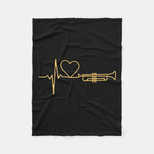 Trumpet - Trumpet Heartslag Gift Fleecefilt