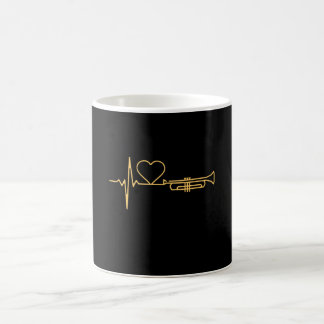 Trumpet - Trumpet Heartslag Gift Kaffemugg