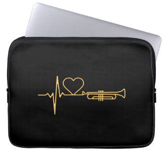 Trumpet - Trumpet Heartslag Gift Laptop Fodral