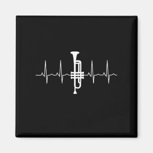 Trumpet - Trumpet Heartslag Gift Magnet
