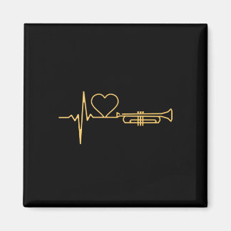 Trumpet - Trumpet Heartslag Gift Magnet