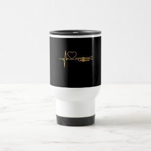 Trumpet - Trumpet Heartslag Gift Resemugg