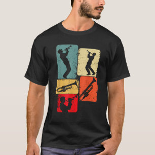 Trumpet Trumpeter Jazz Musician Boys Manar T Shirt
