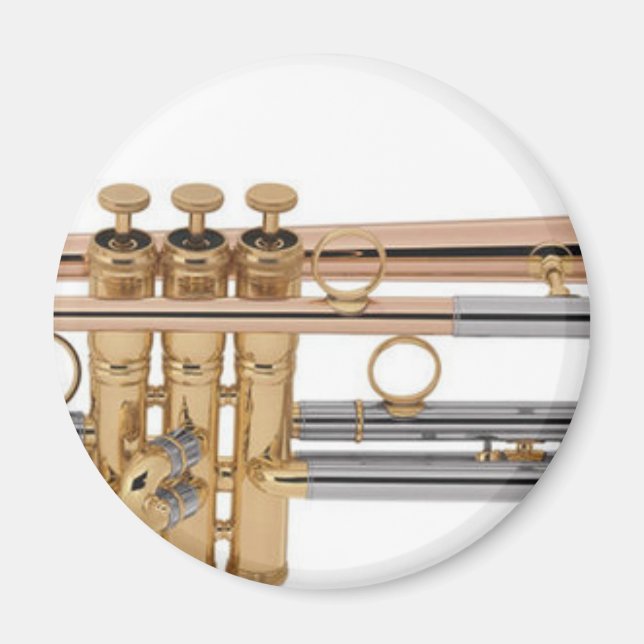 Trumpet Tshirt Magnet (Framsidan)