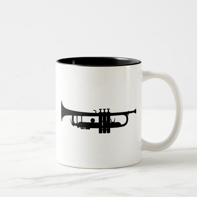 trumpet Två-Tonad mugg (Höger)