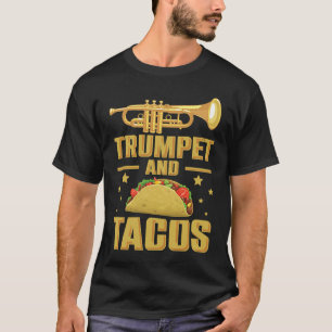 Trumpet Valve Caps och Tacos Trumpet Mouthbit T Shirt