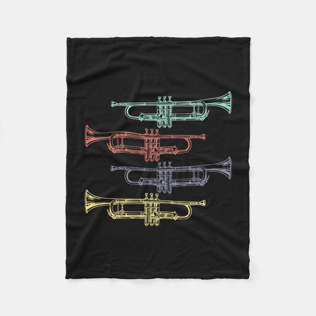 Trumpet Vintage Fleecefilt (Framsidan)