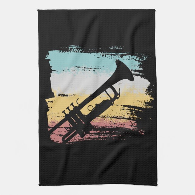 Trumpet Vintage Kökshandduk (Vertikal)