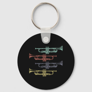 Trumpet Vintage Nyckelring