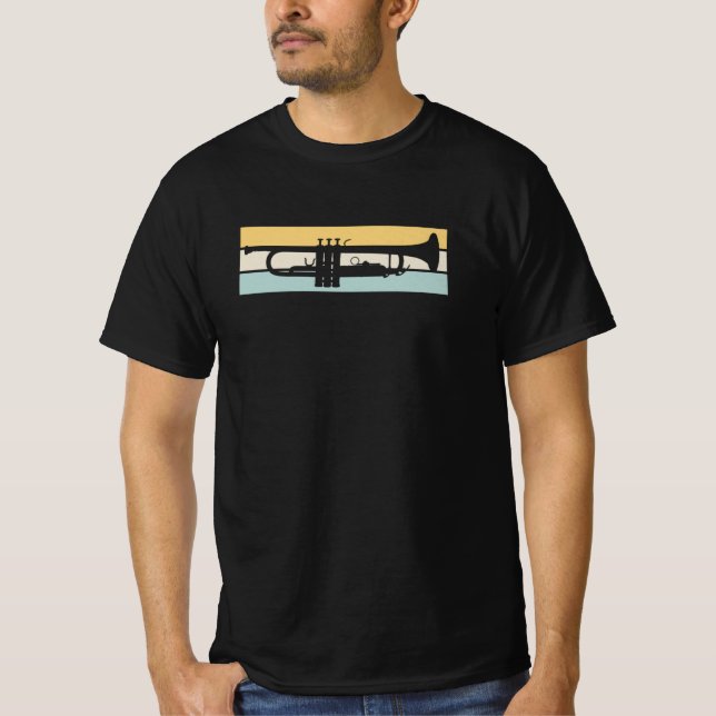 Trumpet Vintage T Shirt (Framsida)