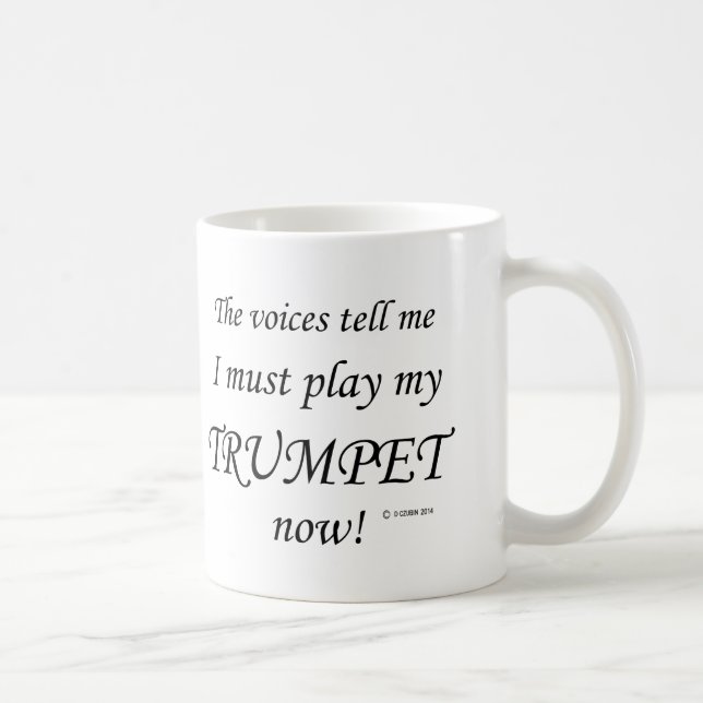 Trumpet Voices säger att must Play Kaffemugg (Höger)