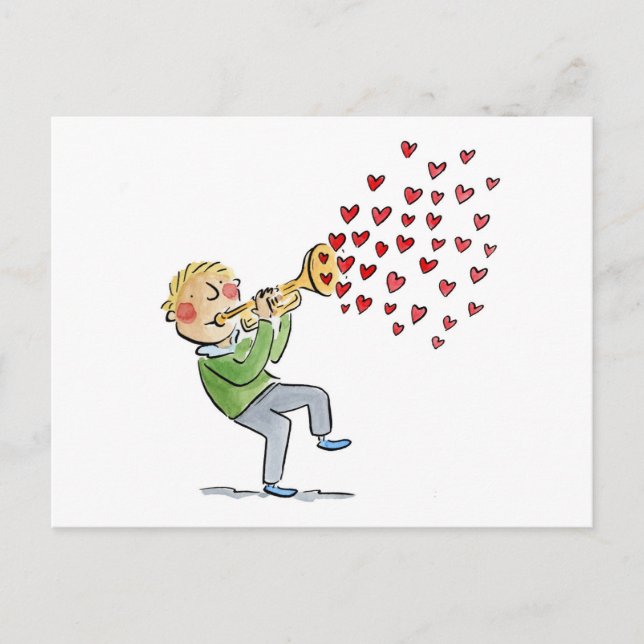 Trumpet Vykort (Framsida)