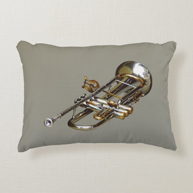 Trumpet With Lyre Prydnadskudde (Framsidan)