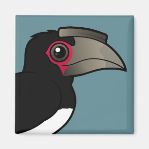 TrumpetareHornbill Magnet