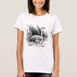 Trumpetaresvanillustration (fodra konst), tee