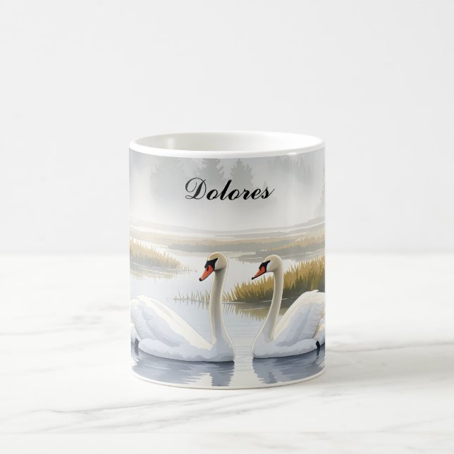 Trumpetarsvanar Kaffemugg (Center)