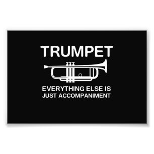 Trumpeten… allt annars är precis en ackompanjem fototryck