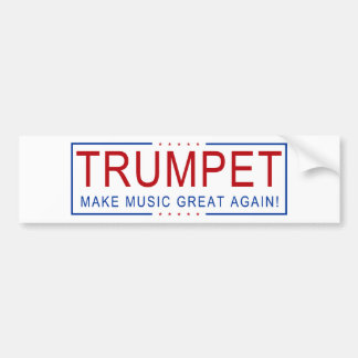 TRUMPETEN - gör musik underbar igen! Bildekal