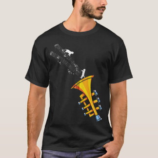 Trumpeter Jazz Musician Cat Pet Parent Gift Idea T Shirt