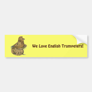 Trumpeter Pigeon Almond Bildekal