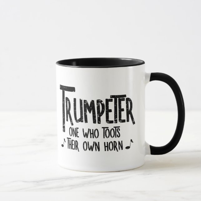 Trumpeter Rough Text Mugg (Höger)