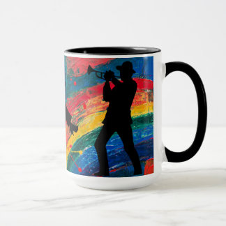 Trumpeter Silhouettes Mugg