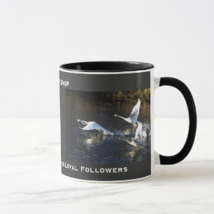 Trumpeter Svanar Motivational Gifts Mugg