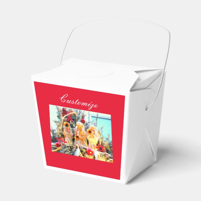 trumpetera änglar presentaskar (Framsidan Sidan)