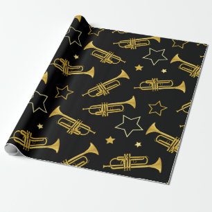 Trumpeters and Stars Musical Instrument Presentpapper