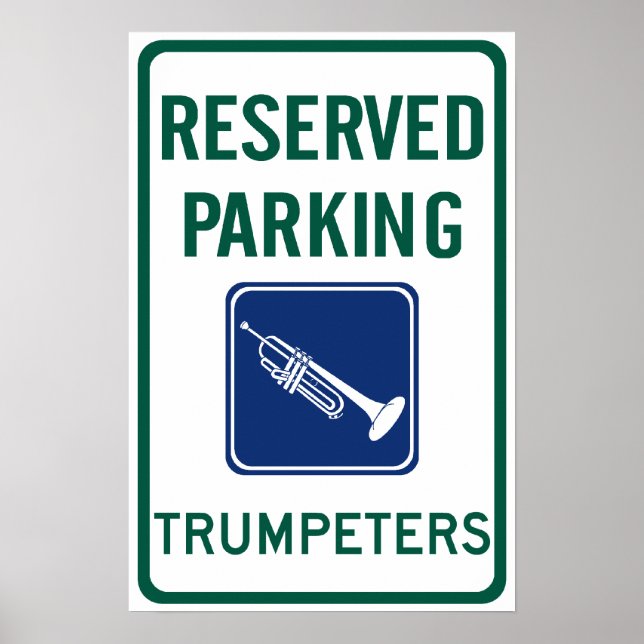 Trumpeters Parking Poster (Framsidan)