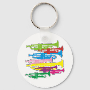 Trumpetfärger Nyckelring