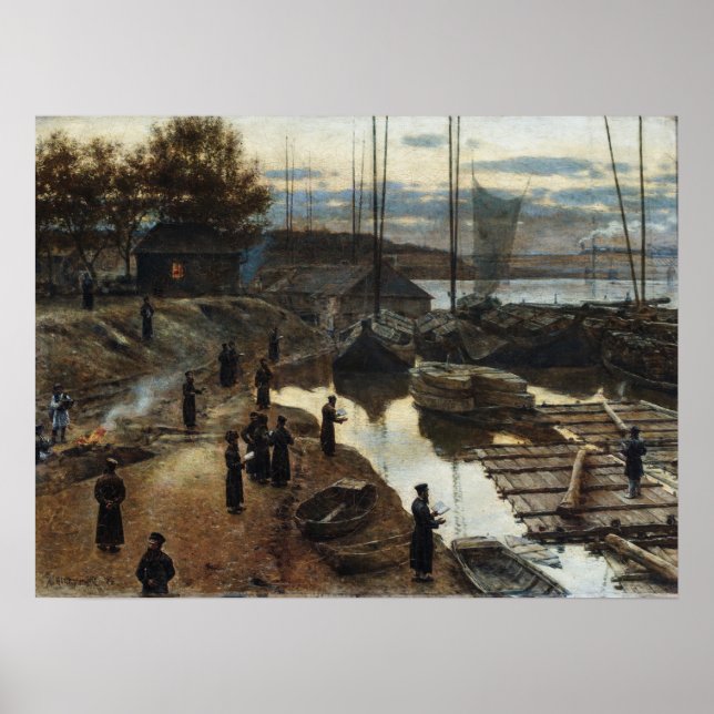 Trumpetfesten av Aleksander Gierymski | Polen Poster (Framsidan)