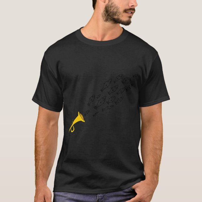 trumpetfisk t shirt (Framsida)