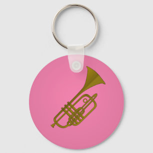 Trumpetillustrationkeychain Nyckelring
