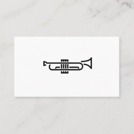 TrumpetLogotyp - Affärskort Visitkort
