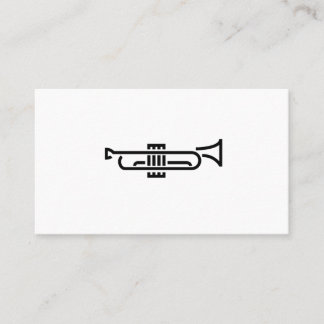 TrumpetLogotyp - Affärskort Visitkort