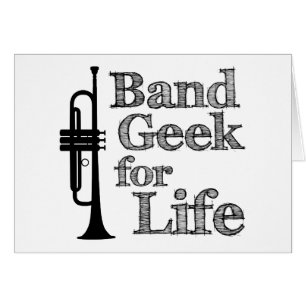 TrumpetmusikbandGeek Hälsningskort