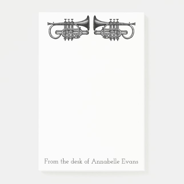 Trumpets anpassa post-it block (Framsida)